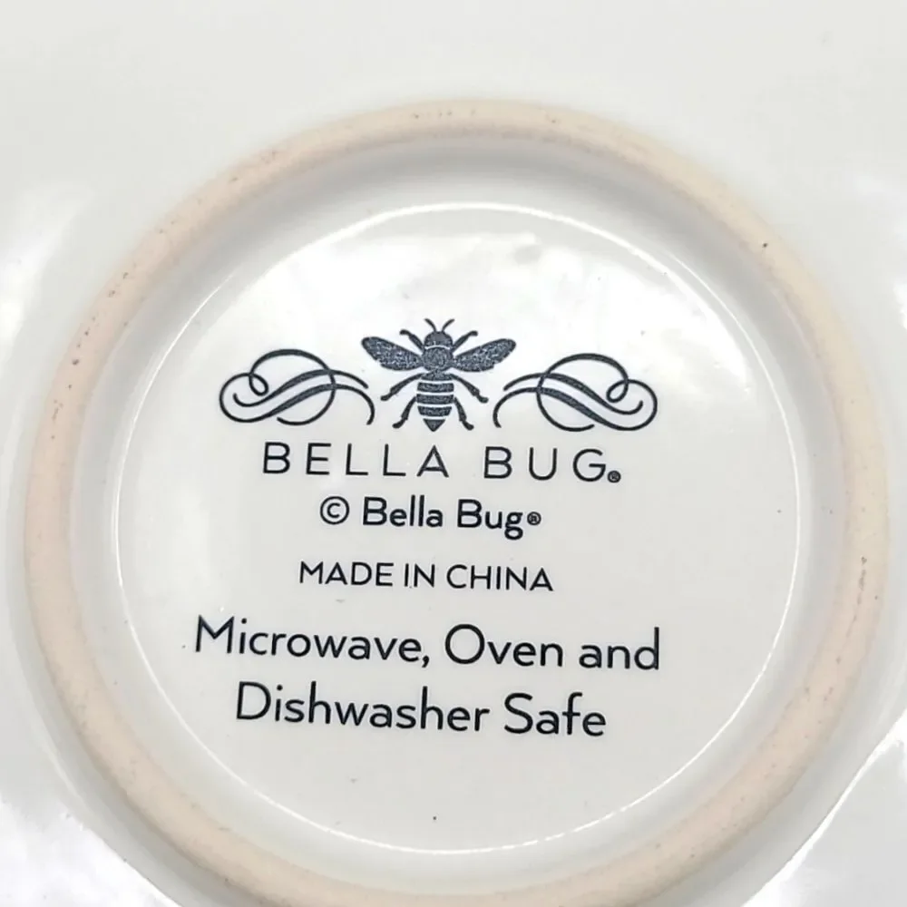 Bella Bug Ceramic Apple Pie Decorated Pie Plate
